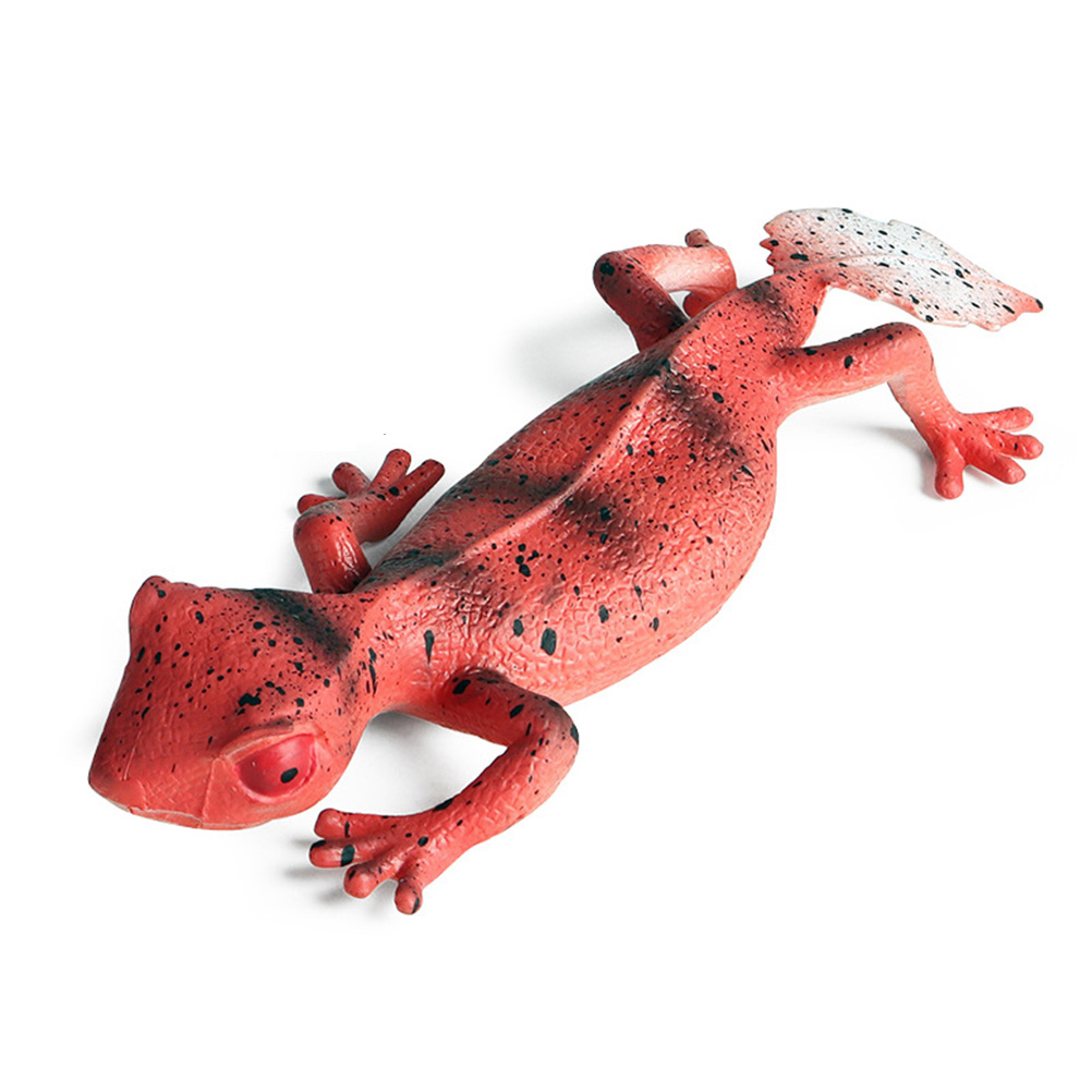 10-teiliges Gummi Tier Gecko Modell pädagogisches Spielzeug Partei Tasche 