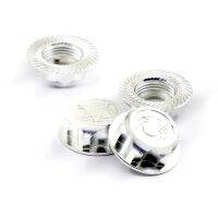 [HOT AIXUSACJWII 526] 4Pcs อลูมิเนียมล้อ Hub Cover Antidust 17Mm HEX Nut สำหรับ RC 1:8รุ่นรถล้อ CoverSilver