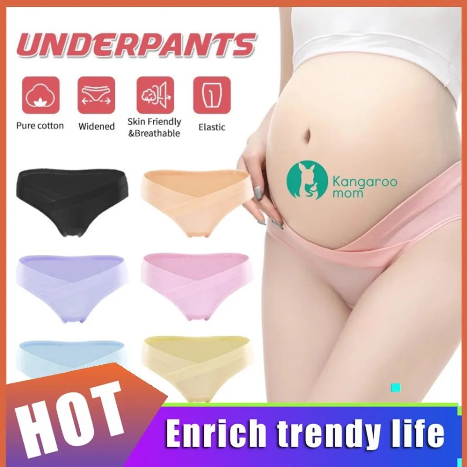 Maternity Panties Cotton Underwear U-Shaped Low Waist Women