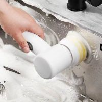 【CC】 Multifunctional Electric Cleaning USB 5-in-1 Handheld Bathtub Cleaner Sink