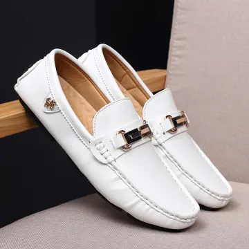 All white sale loafers