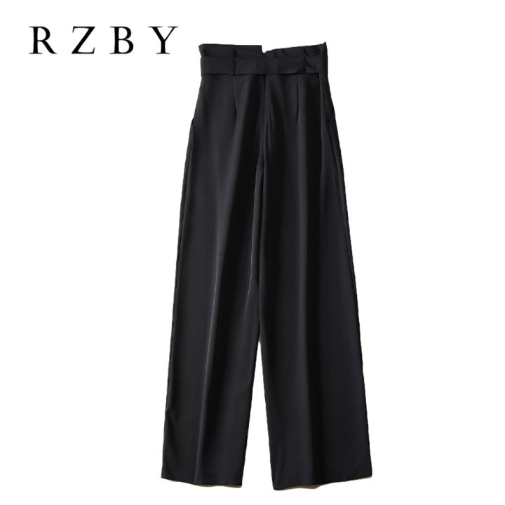 women-fashion-arrival-spring-korea-asymmetry-high-waist-wide-leg-pants-office-lady-casual-loose-bottom-femme-trousers-rzby349