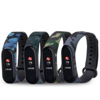 ﹊ Camouflage Strap For Xiaomi Mi Band 5 Smart Band Accessories Case For Xiaomi Miband 5 Smart Wristband Strap Spot Goods Band