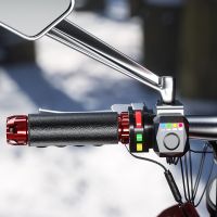 ✹□✤ USB Motorcycle Heated Pads Waterproof Electric Hand Grips Kits 4 Gears Adjustable E-bike Handlebar Heater Hand Warmer Covers