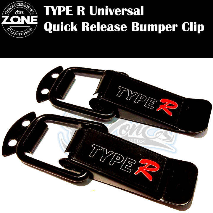 TYPE R Universal Quick Release Bumper Clip Lazada PH