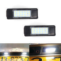 2x Car LED License Plate Lights Lamp Error Free for Peugeot 106 107 1007 207 308 406 Citroen C2 C4 Hatchback DS3