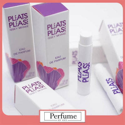 ISSEY MIYAKE Pleats Please Eau De Parfum 0.8 ml ขนาดทดลอง หัวสเปรย์ (ของแท้ 100%) : น้ำหอม อิซเซ มิยาเกะ