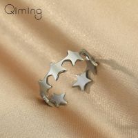 【CC】♦  Adjustable Star Rings Bohemia Jewelry Stackable Bague