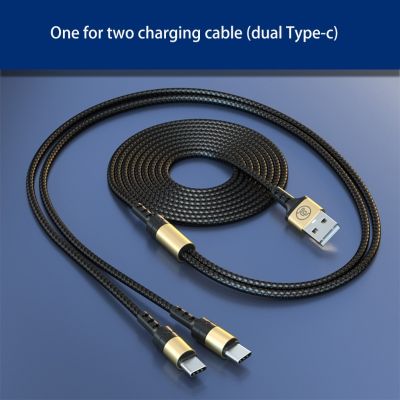 Chaunceybi 2 1 Type C Charging Cable Only one Data Fast for Phones 1.2/1.5/2M