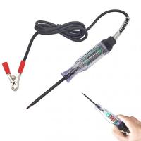 Voltage Diagnostic Tool 6-24V Digital Lcd Circuit Tester Car Mounted Truck Circuit Tester with Stainless Steel Probe Spring Wire