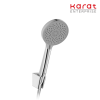 Karat Faucet ฝักบัวสายอ่อนปรับน้ำ 3 ระดับ ขนาด 11.5 ซม. พร้อมสายสแตนเลส 304 รุ่น KS-44-233-50