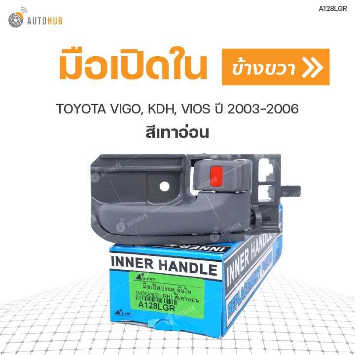 มือเปิดใน-ยี่ห้อ-s-pry-สำหรับรถ-toyota-vigo-kun-kdh-vios-ปี-2003-2006-1ชิ้น-oem