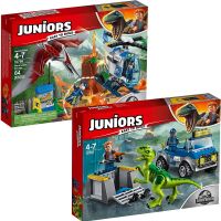 [LEGO] Lego Jurassic velociraptor rescue truck dinosaur pterosaurs escape fancy intelligence parent-child toy bricks