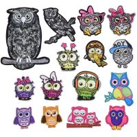 Exquisite and Cute Owl Cartoon Animal Embroidery Patch DIY Clothes Luggage Decoration Badge Accessories Adhesive Patch Haberdashery