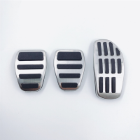 For Renault Captur Kaptur AT MT Car Pedals Rest Pad Mats Gas Fuel Brake Pedal Cover Accessories