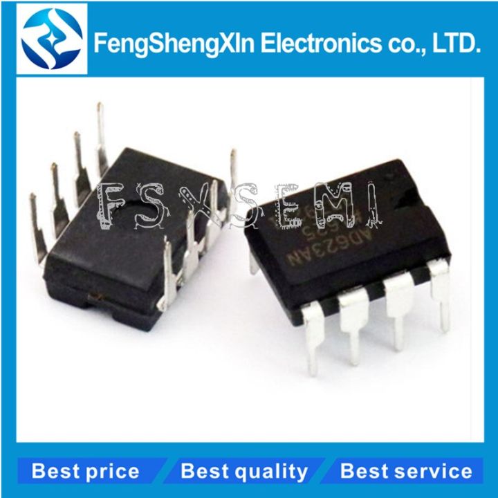 10pcs/lot  AD623 AD623AN AD623ANZ DIP-8 amplifier IC
