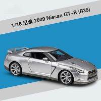 Bburago Nissan 2009 Gt-R R35รถสปอร์ตอัตราส่วน1:18หล่อแบบแบบจำลองรถจากโลหะอัลลอยด์ของเล่นคอลเลคชั่นงานอดิเรกสำหรับเด็ก