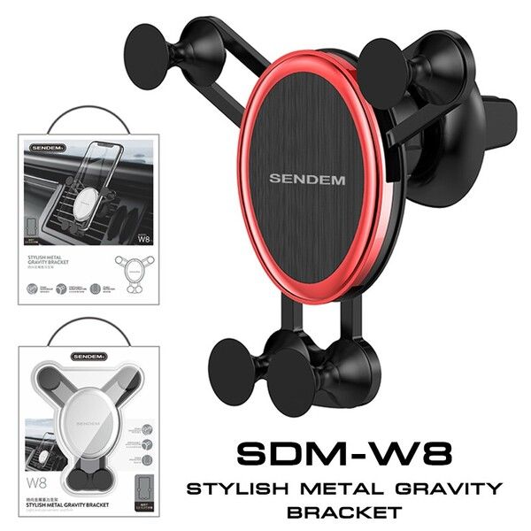 ที่ยึดมือถือ-sendem-w8-stylish-metal-grayvity-bracket-ประกันศูนย์-1-ปี