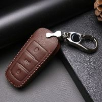 ✼▤ Leather Car Key Case Cover For Volkswagen VW CC Passat Sedan Bora Golf 4 5 6 7 Polo UP Caddy Tiguan Key Ring Holder Accessories