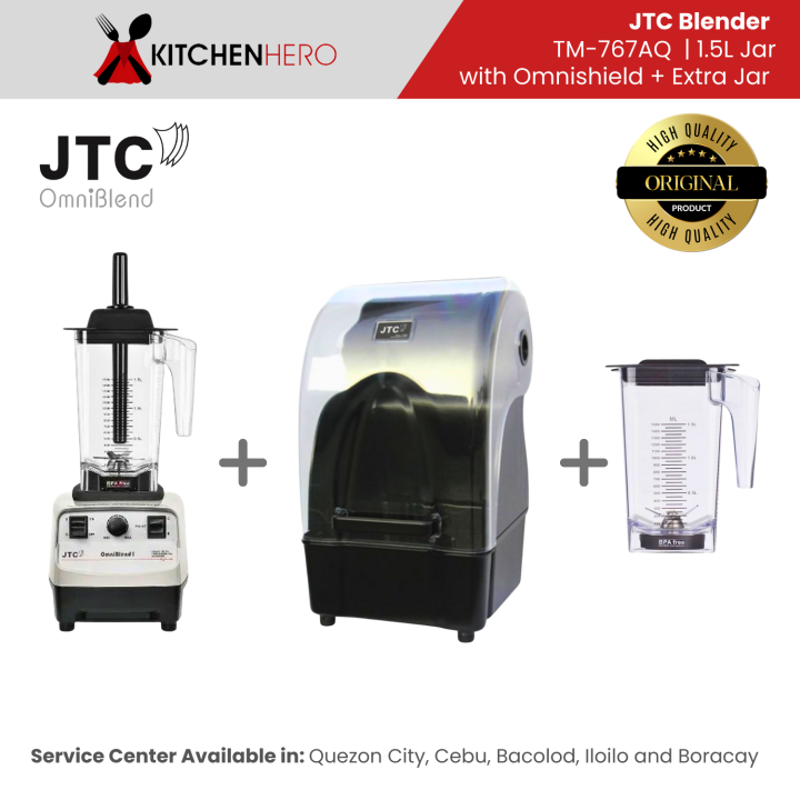 JTC TM767AQ Omniblend 1 Heavy Duty Commercial Blender with omnishield