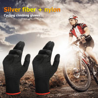 Sweatproof Thermal Finger Mittens Breathable Anti-slip Full Touch Sports Cycling Gloves