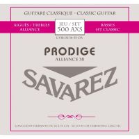 Savarez 500AXS Prodige 38 สายสำหรับกีตาร์ไซส์เล็ก Scale Length 380mm ถึง 550mm, SET Normal Tension