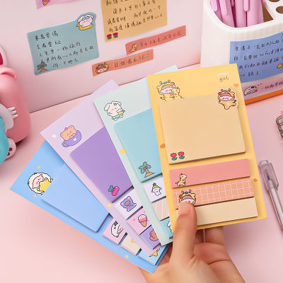 การ์ตูน MeMO Pad กระต่าย Sticky Note สติ๊กเกอร์รูปลอก Scrapbooking DIY Kawaii Notepad ไดอารี่เครื่องเขียนอุปกรณ์โรงเรียน-Yrrey