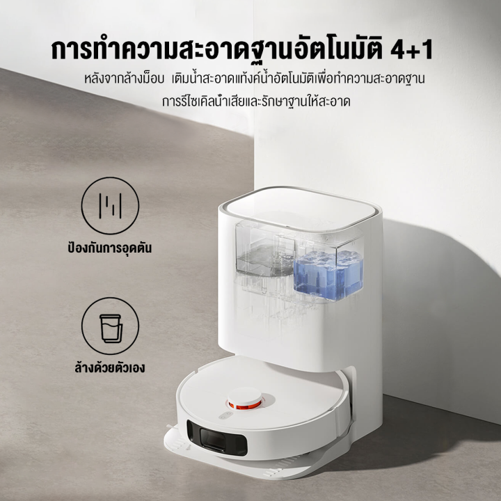 new-xiaomi-self-cleaning-robot-2-pro-หุ่นยนต์ดูดฝุน-เครื่องดูดฝุ่น-หุ่นยนต์ดูดฝุ่น-หุ่นยนต์ถูพื้น-เครื่องดูดฝุ่นอัตโนมัติ-เครื่องดูดฝุ่นอัจฉริยะ-โรบอทดูดฝุ่น-หุ่นยนต์ดูดฝุ่นอัจฉริยะ-แรงดูด-4000pa