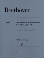 BEETHOVEN Alla Ingharese quasi un Capriccio G major op. 129 (The Rage over the Lost Penny) (HN171)