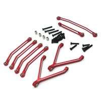 【YF】 For FMS FCX24 Metal Chassis Links Pull Rods And Steering Set 1/24 RC Crawler Car Upgrades Parts Accessories