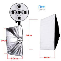 กล่องใส่ SoftBox 60cm*90cm + 5 in 1 E27 ที่วางหัวโคมไฟ Softbox 60cm*90cm + 5 in 1 E27 Socket Lamp Head Holder