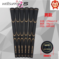 Wellsunny พรีเมี่ยม HM BERES ด้ามจับไม้กอล์ฟขนาดมาตรฐาน-ทองคำสีดำ (GGB001)