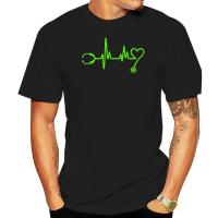 2021 Over Size Heartbeat Stethoscope Leisure T-shirt Male White Short Sleeve Custom Men T Shirts Adult Tops Clothing