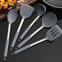 JEROMY Nonstick Spatula Cooking Soup Ladle Turners Tableware Kitchen Tool Cooking Tools Silicone Frying Pan Kitchen Utensils Fried Shovel