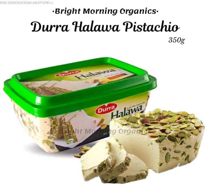 HALVA /HALAWA WITH EXTRA PISTACHIO 酥糖开心果口味 100HALAL DURRA from Jordan