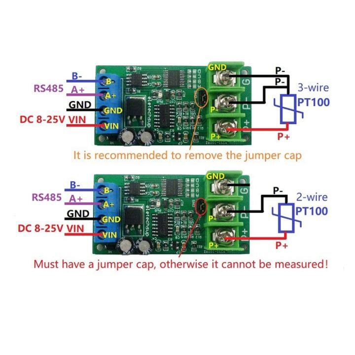 eletechsup-pt100-platinum-thermal-resistance-dc-12v-pt100-rtd-converter-pta9b01-pt100-rs485-acquisition-module