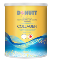 Donutt Collagen Dipeptide โดนัท คอลลาเจนไดเปปไทด์ พลัสแคลเซียม 120,000 มก.ดูดซึมได้ดีกว่า 5 เท่า กระป๋องทอง