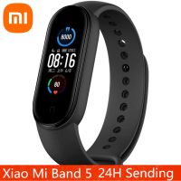 New Xiaomi Mi Band 5 Smart Wristband Fitness celet 4 Color Touch Screen Smart Band 5 Monitor 125 Mah Bluetooth 5.0