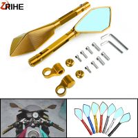 Motorcycle CNC Aluninum Rearview Side Mirror Universal Mirrors for Yamaha FZ1 FZ6 FZ-07 FZ8 FZ-09 FZ-10 T-Max530 TMAX500 FJR1300