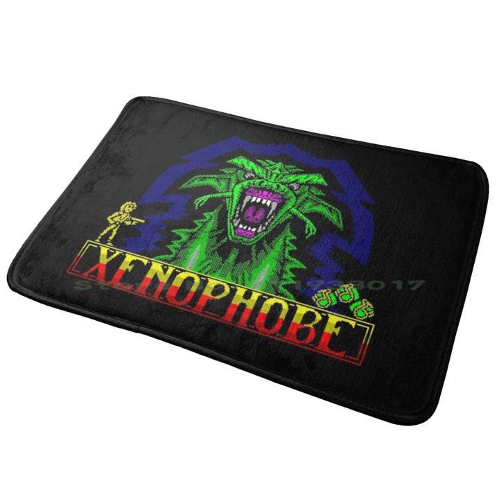 xenophobe-เสื่อประตูทางเข้าพรมเช็ดเท้าในห้องน้ำแนวแอบสแตรกต์ลายเรขาคณิตแฟชั่นสีงาช้างสมัยใหม่ผ้าสีพาสเทลซิกแซกแบบวินเทจ