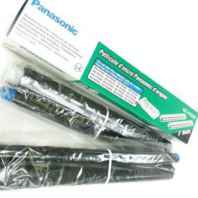 ฟิล์มแฟ็กซ์-panasonic-kx-fa52e-บรรจุ-2ม้วน-กล่อง