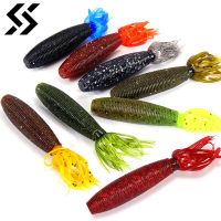 Sougayilang 5pcs Soft Lure 10g 95mm Swimbait Fishing Lure  Saltwater/Freshwater Fishing Bait Bass Pike Aritificial Silicone BaitLures Baits