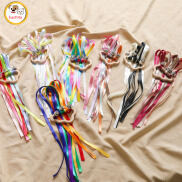 Children Rainbow Ribbon With Bells Cloud