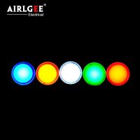 Hot Selling 1Pcs High Quality AD16-22F Red Green Yellow Blue White LED Square Signal Light Indicator 220V 12V 24V Installation Aperture 22MM