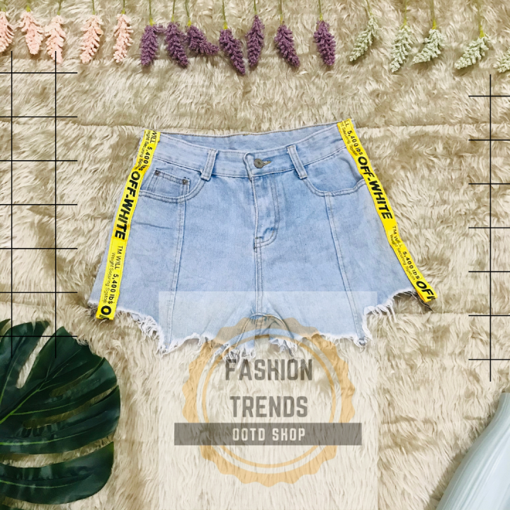 HIGH WAIST DENIM SHORT RANDOM PICK DESIGN