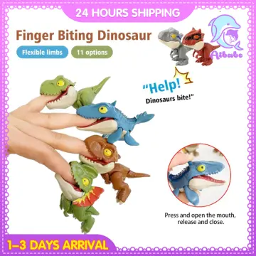 Finger-biting Dinosaurs Movable Joints Size Simulation Dinosaur Model Toys  Children's Educational Toys Christmas