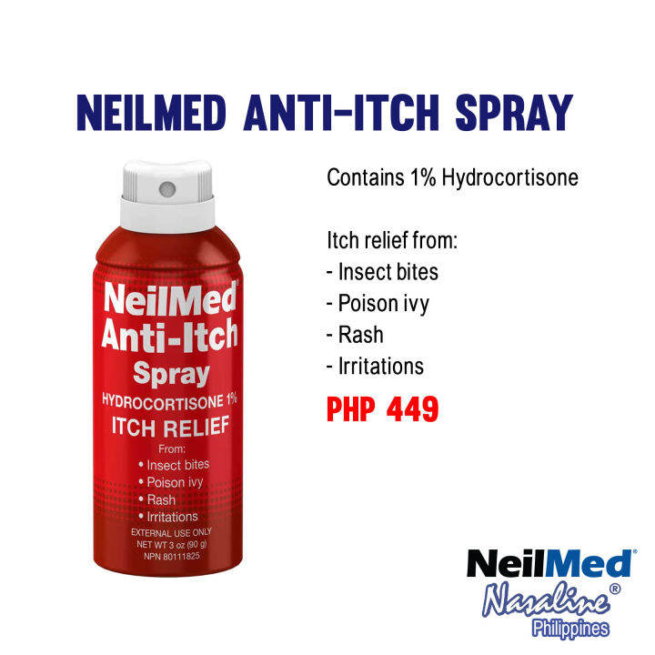Neilmed Anti Itch Spray for insect bites, rashes and irritation Lazada PH