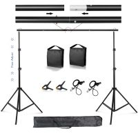 jfjg♤♛✚  2.6x3M/8.5x10ft Photo Video Studio Backdrop Background Stand Adjustable Telescopic Support System with Carry