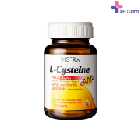 VISTRA L-Cysteine Plus Biotin - วิสทร้า แอล-ซิสเทอีน พลัสไบโอติน (30 เม็ด) [ABC]