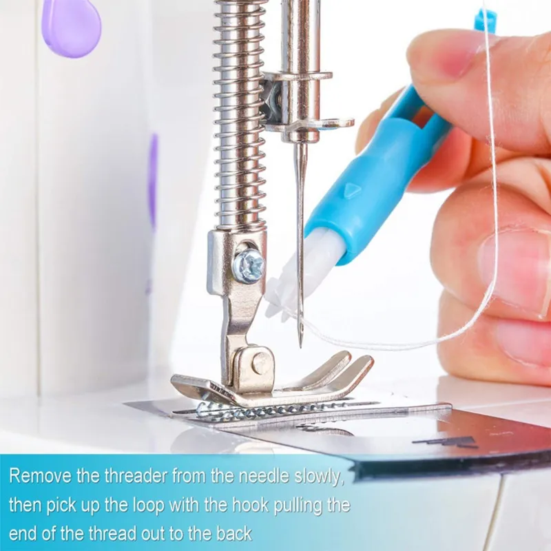 21Pcs Punch Needle Embroidery Kits Adjustable Rug Yarn Punch